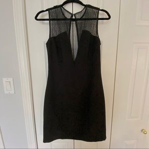 Lace V-Line Bodycon Dress